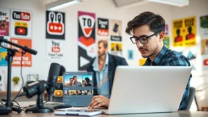 تجربتي في إنشاء قناة يوتيوب كاملة بالذكاء الاصطناعي تجربتي في إنشاء قناة يوتيوب كاملة بالذكاء الاصطناعي 390x220